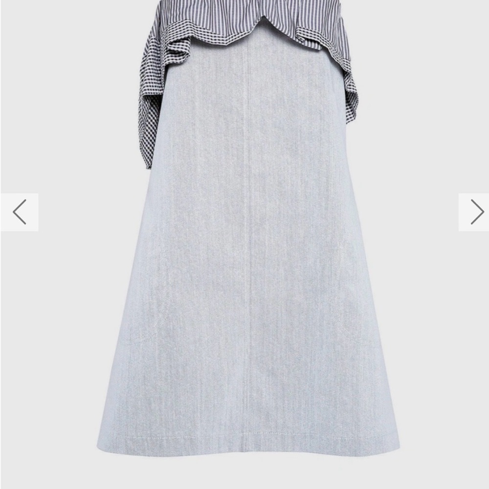 Thakoon Ruffle Strapless Mini Dress